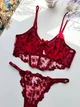 Комплект женского нижнего белья с корсетом SM2345tk бордо Simply sexy S - изображение 3