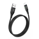 Кабель Hoco U93 Shadow Lightning 2.4A 1.2m черный для Apple, iPhone, iPad, телефона - изображение 1