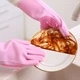 Перчатки силиконовые для мытья посуды и фруктов Wash Glove для дома, квартиры, дачи, котеджа, поддержки чистоты, уборки кухни - изображение 6