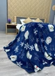 Плед-покрывало Decorator WellSoft 150х210 см с рождественским принтом Синий (87-171) - изображение 7