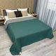 Покривало двостороннє Decorator Microfiber ромб 160х215 см зелений з сірим (85-007) - зображення 1