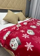 Плед-покрывало Decorator WellSoft 200х220 см с рождественским принтом Красный (87-174) - изображение 6
