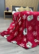 Плед-покрывало Decorator WellSoft 200х220 см с рождественским принтом Красный (87-174) - изображение 7
