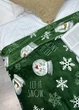 Плед-покрывало Decorator WellSoft 150х210 см с рождественским принтом Зеленый (87-169) - изображение 2