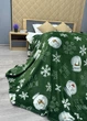 Плед-покрывало Decorator WellSoft 150х210 см с рождественским принтом Зеленый (87-169) - изображение 7