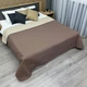 Покрывало двустороннее Decorator Microfiber куб 215x240 см капучино с бежевым (85-115) - изображение 1