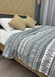 Плед-покрывало Decorator WellSoft 150х210 см с рождественским принтом Серый (87-175) - изображение 6