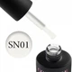 Гель-лак (білий напівпрозорий) Soft Nude SN 01 Couture Colour 9 мл - зображення 2