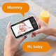 Видеоняня Baby Monitor SM-650 + прищепка-держатель камеры, 5-дюймовый ЖК-монитор, поворотный дисплей, датчик звука, ночное виденье, беспроводная, поворотная радионяня, измерение температуры - изображение 11