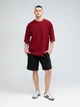 Спортивный костюм мужской Ray BASIC U1801M XL Бордовый/Черный (RAY2000000031934) - изображение 1