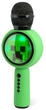Микрофон для караоке OTL PopSing LED Minecraft зеленый (5055371629737) - зображення 3
