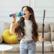 Mikrofon do karaoke Lexibook Stitch Niebeski MIC280D (3380743104904) - obraz 4