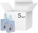Набір паперових подарункових пакетів Kite Studio Pets 18х24см 5 шт (SP25-265) - зображення 1