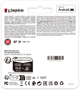 Карта пам'яті Kingston microSDXC 128GB Canvas Go! Plus G4 Class 10 UHS-I U3 V30 A2 + SD-адаптер (SDCG4/128GB) - зображення 3