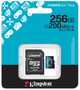 Карта пам'яті Kingston microSDXC 256GB Canvas Go! Plus G4 Class 10 UHS-I U3 V30 A2 + SD-адаптер (SDCG4/256GB) - зображення 4