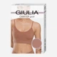 Бюстгальтер без кісточок безшовний Giulia Cami Top Grain S/M Коричневий (4823116929937) - зображення 3