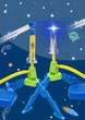 Детский набор для запуска ракет "Sky Charge" с 3 зарядами ракет для активных игр - изображение 2