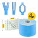 Стрічка кінезіологічна (кінезіо тейп) 4FIZJO 5 см x 5 м Sky Blue (P-5907739315991) - зображення 4