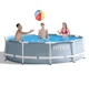 Каркасный бассейн Intex Prism Frame Pool серый круглый, 305*76 см, 4485 л (26700) - изображение 2