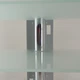 Тумба ТВ из стекла 1100х350х569 Commus Евро new satin Chr белая - изображение 5