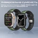 Ремешок Promate SiliBand-DC для Apple Watch 42/44/45/49 мм Midnight Green (siliband-dc.midnightgreen - изображение 6