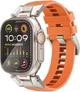 Ремешок Promate SilicaBand-Pro для Apple Watch 42/44/45/49 мм Orange (silicaband-pro.orange) - изображение 1