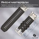Ремінець Promate SilicaBand-Pro для Apple Watch 42/44/45/49 мм Black (silicaband-pro.black) - зображення 3