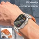 Ремешок Promate SilicaBand-Pro для Apple Watch 42/44/45/49 мм Orange (silicaband-pro.orange) - изображение 4
