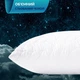 Набір подушок 2 шт 50×70 Breeze IDEIA стьобаний чохол з блискавкою, штучний пух, гіпоалергенна подушка - зображення 9