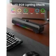 Комп'ютерні колонки Акустика для ПК Onikuma L16 з RGB підсвічуванням 10W, BT5.3/USB, Mic Black - зображення 8