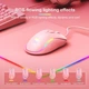 Проводная компьютерная игровая мышь Onikuma CW907 с RGB подсветкой Pink - изображение 6