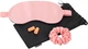 Набір для сну персиковий у подарунковому чохлі "Relax Time" — MAKEUP Gift Set Pink Sleep Mask, Scrunchie, Ear Plugs (1022535-27884035) - зображення 1