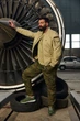 Бежевий бомбер з патчами Aeronautica Militare 7349 54 - изображение 4