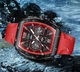 Наручний годинник LIGE 89108 кварцовий чорно-червоний - зображення 3