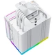 Кулер ID-Cooling FROZN A610 ARGB White — 120 мм, 250 Вт, білий, з ARGB-підсвіткою - зображення 5
