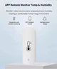Умный датчик температуры и влажности ZTH01, SmartHome, ZigBee, For SmartLife APP, Tuya (iOS, Android), White - изображение 3