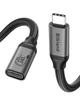 Кабель-удлинитель Silkland Type-C to Type-C USB3.2, 240W, 20Gbps, 1м black - изображение 1