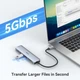Хаб Mokin 7в1 100W для MacBook / Huawei Matebook / Xiaomi Air / Pro / Dell XPS 13, HP Spectre - зображення 3