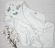 Детское полотенце-уголок 80х80 a.l.babybox Полет зверей Белое - изображение 1