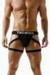 Мужские стринги Tauwell 04-2528 XL-XXL цвет черный - изображение 1