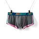Мужские трусы боксерки Seobean 04-1272 XXL цвет серый - изображение 6
