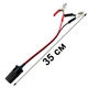 Перехідник клем прикурювання зі штекером 12V/24 V (101510) - изображение 4