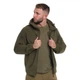 Куртка флісова Sturm Mil-Tec Cold Weather Fleece Jacket Gen.II with Hood Olive 3XL (10856301) - изображение 5
