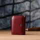 Компактный женский кошелек из натуральной кожи ST Leather бордовый 52333 - изображение 9