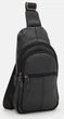Чоловічий шкіряний рюкзак через плече Borsa Leather компактний міський sling-рюкзак з натуральної шкіри 51980 - зображення 2