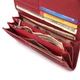 Женский кожаный кошелек ST Leather красный большой 3 отделения с монетницей 55570 - изображение 8