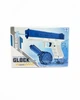 Водяний пістолет електричний акумуляторний Glock Water Battle Upgrated Синій, з двома магазинами - изображение 1