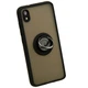 Чохол Fiji Colorframe для Xiaomi Redmi 7A матовий бампер з кільцем Black - зображення 1