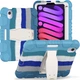 Чехол ARM Pro Apple iPad mini 7 (2024) противоударный с подставкой Blue/White - изображение 4