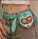 Сумка через плече Хацуне Міку аніме плюш 10х15 см Синій - изображение 4